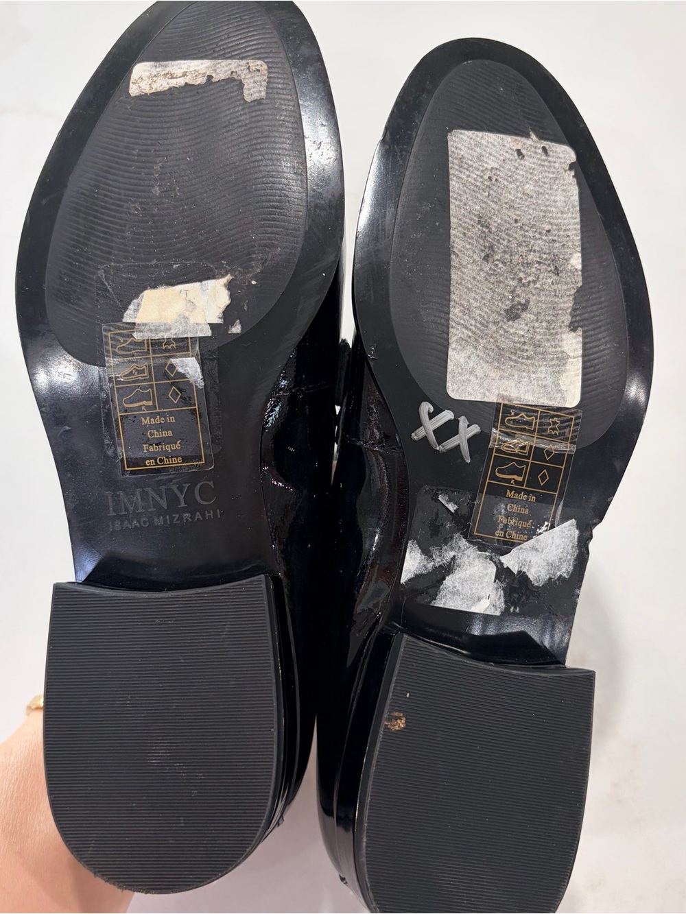 Isaac Mizrahi Black Patent Tassel Loafers - Picture 7 of 7